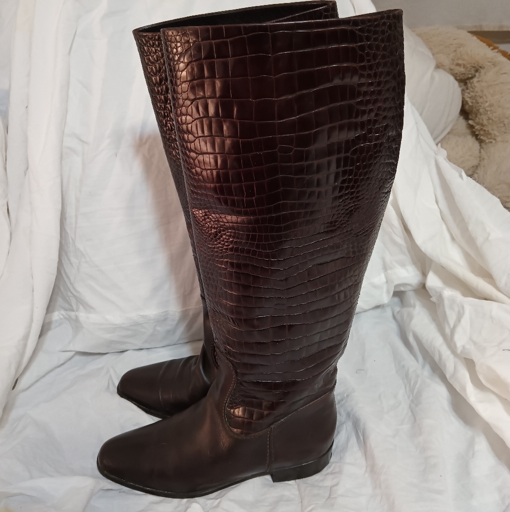 Bruno Magli* leather boots Sz6M slightly used